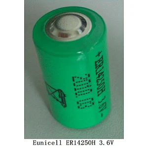3.6v lithium battery 1/2aa er14250 LS14250 for medical and smoke detector