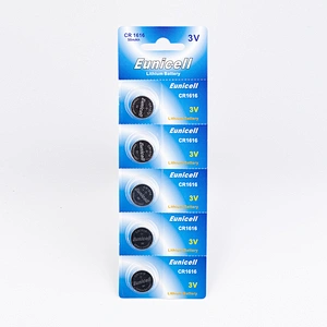 Free sample Coin Cell CR1616 3V Lithium Manganese Button Battery for Watch Calculator Toys Remote