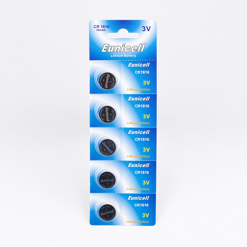 Free sample Coin Cell CR1616 3V Lithium Manganese Button Battery for Watch Calculator Toys Remote
