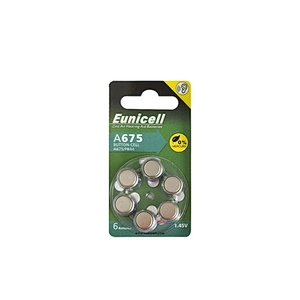 EUNICELL MANUFACTURER/OEM 1.4V A675 / hearing aid button cell A10 PR70 A13 PR48 A312 PR41 A675 PR44