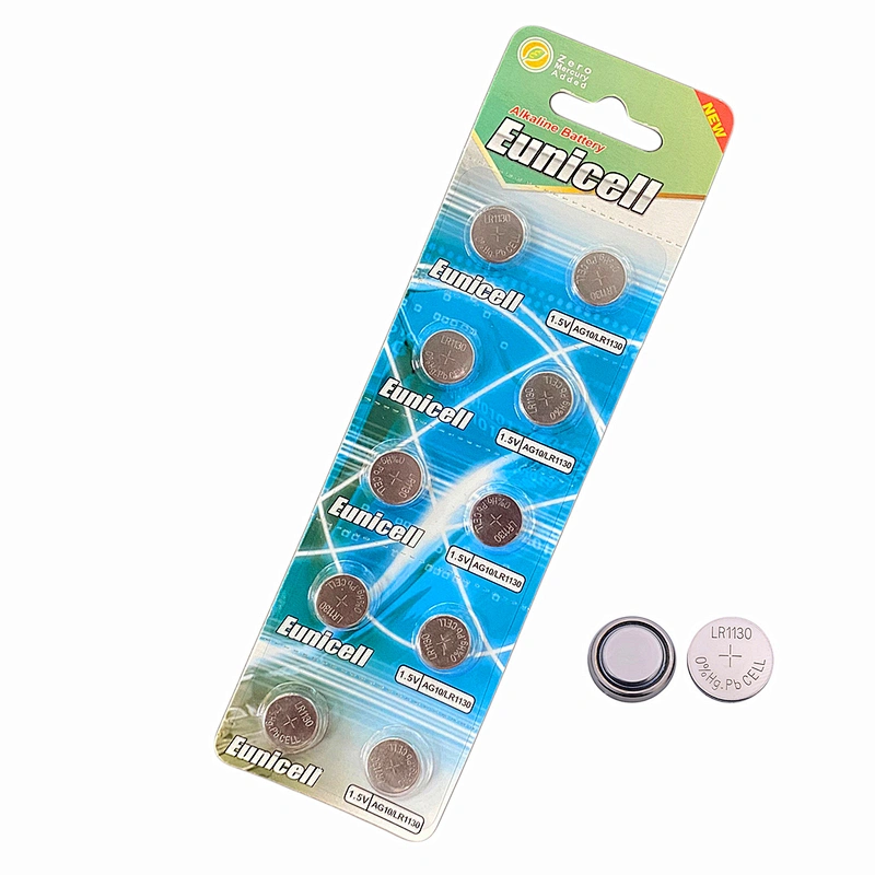 V389 V390 UL387 1 AG10 Alkaline Button Batteries 1.5V Button Cell LR1130