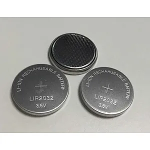 Long discharge 3.6V Lir2032 Wearable Device Coin Battery for Watch