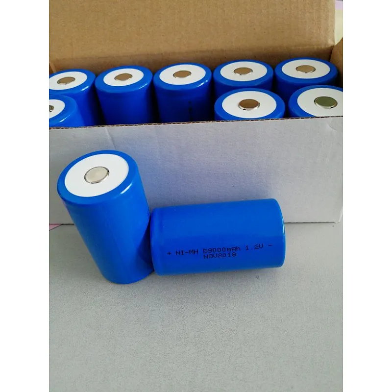 D 9Ah 1.2v NiMh rechargeable battery cell D size