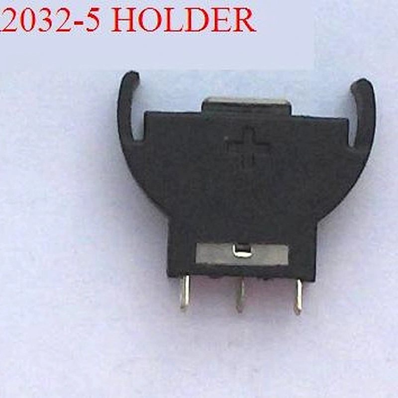 Hot Sale 3 Pin Dip Type Button Cell Battery Holder for CR2032 Battery clip bs-cr2032-5