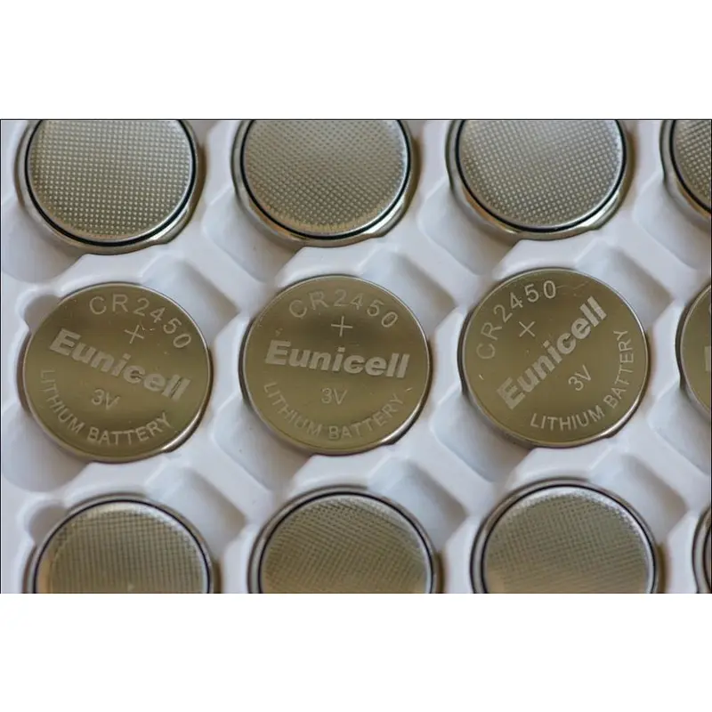 Eunicell CR2430 Lithium Manganese Dioxide Primary Coin Cell Battery