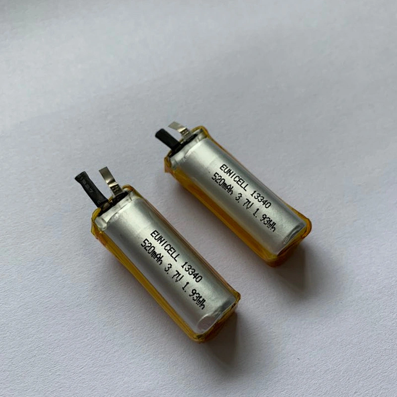 Eunicell Rechargeable 13340 520mAh 3.7V batteries with MSDS