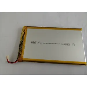 3.7V 12500mAh 8080130 Lithium Polymer Ion  Battery for MP4 GPS MP3