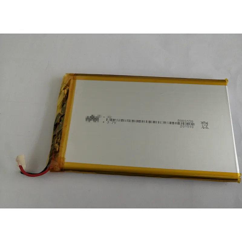 3.7V 12500mAh 8080130 Lithium Polymer Ion  Battery for MP4 GPS MP3