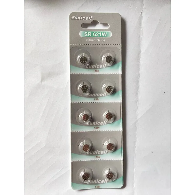 1.55V SR621SW 364 silver oxide SR621 battery for watches