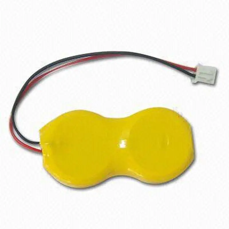High quality laptop CMOS battery 3V cr2032 cr2450 2450 with wires and connectors for motherboards