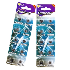 LR754 AG5 SR754 393 1.5V 58mAh Alkaline Button Coin Watch Battery