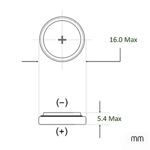 3.6v lithium ion button cell Rechargeable battery CP1054 CP1254 CP1454 CP1654 for airpod TWS