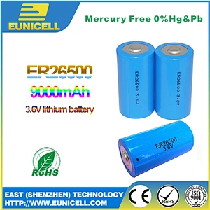 High Quality 3.6V Li-SCOL2 Lithium Battery ER26500 C size battery for Electricity Water Gas meter