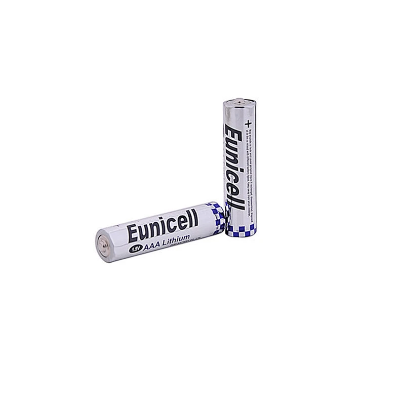 EUNICELL lithium iron battery AAA size FR03 1.5V 1100mAH 10 year shelf life