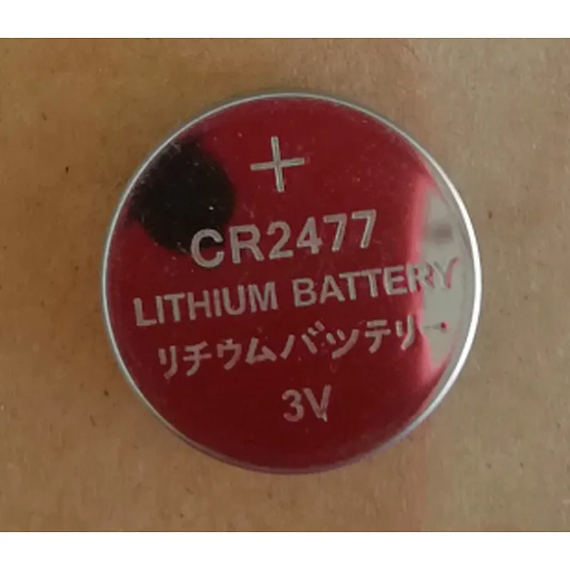 Super High capacity Big size Coin Cell CR2477 3V 1100mAh Lithium Manganese Button Battery