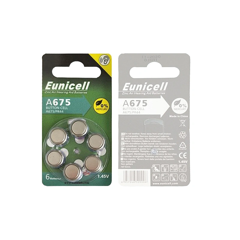 Wholesale price High performance hearing aid 1.4v zinc air battery A10 A13 A312 A675