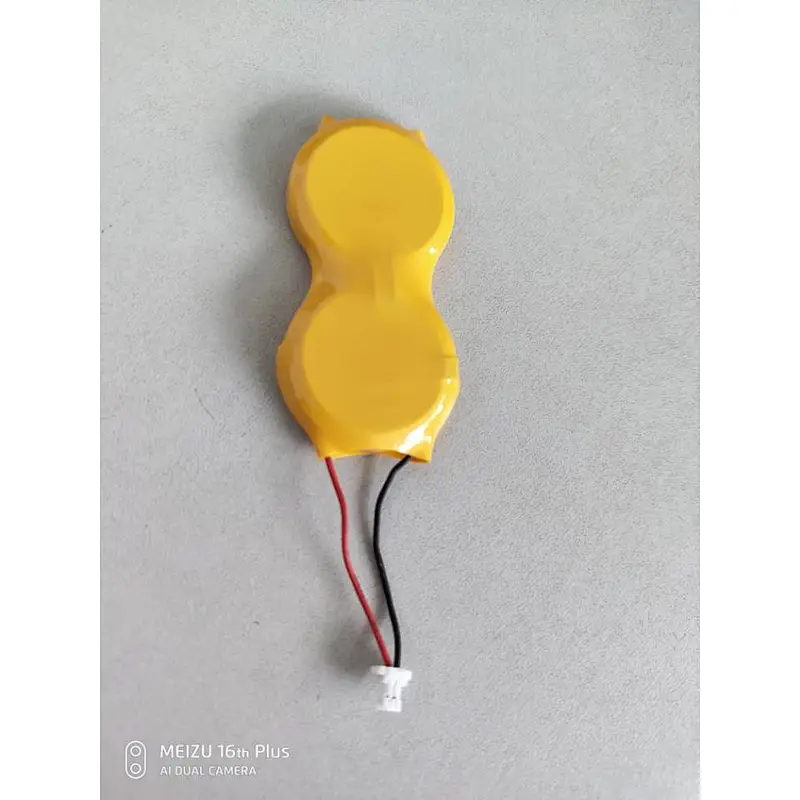 High Quality 3V CR2320 Lithium Button Cell with solder tabs pins