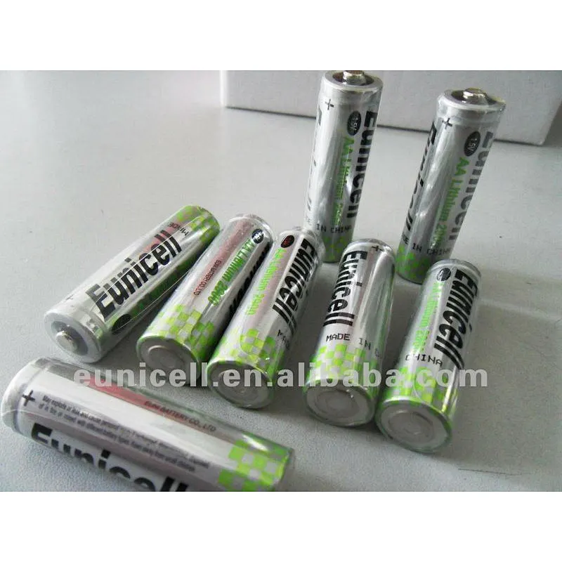Non rechargeable lithium iron disulfide battery AA/ FR6 /FR14505 1.5V