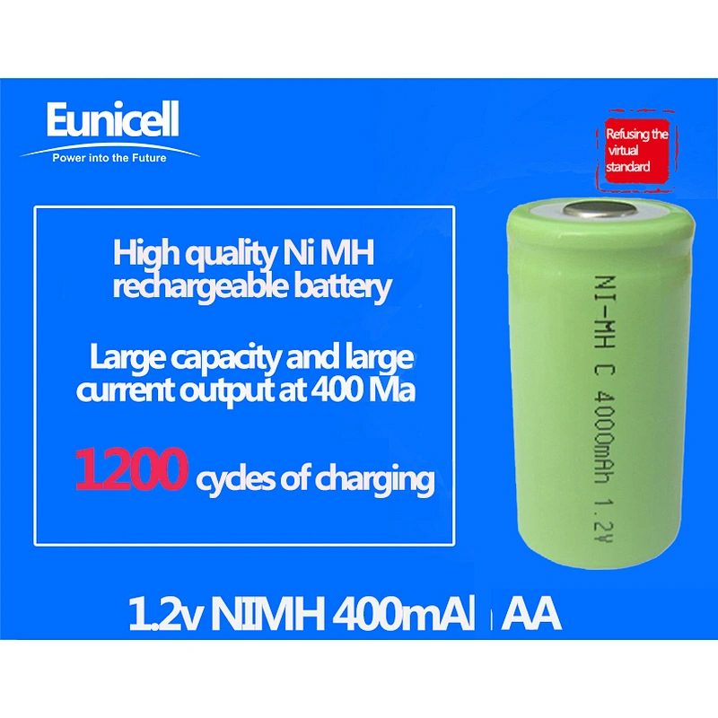 rechargeable ni-mh battery size C 1.2v C cell nimh batteries
