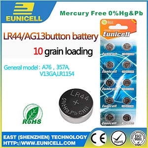 AG13 LR44 A76 LR1154 1.5V alkaline dry battery