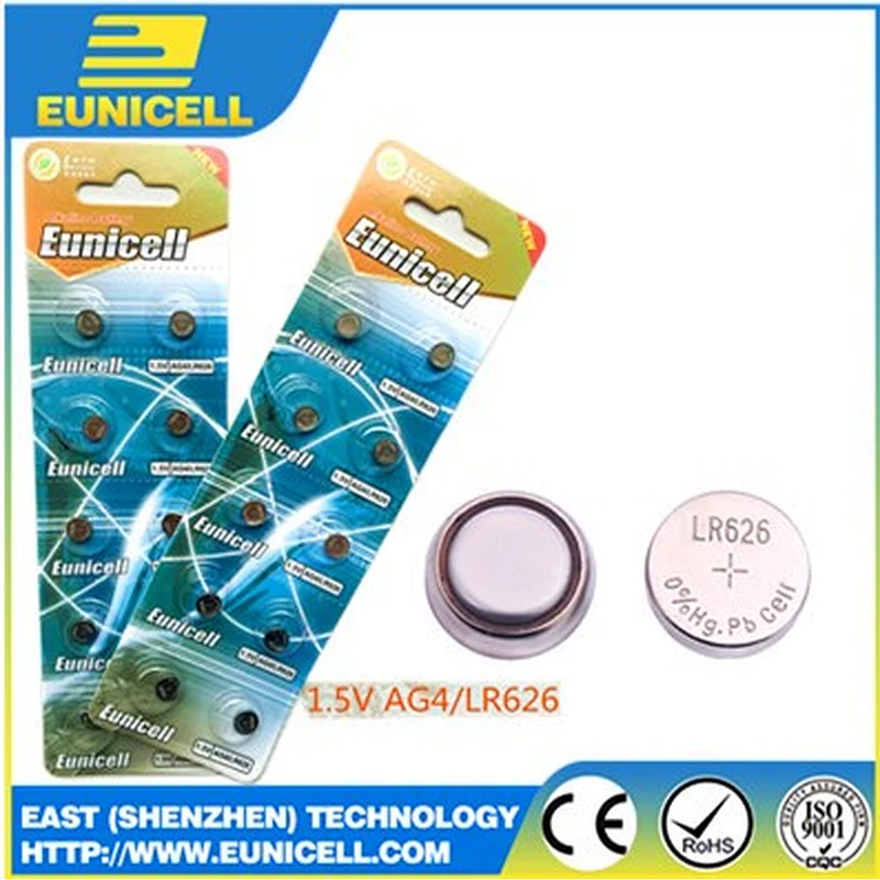 LR626 LR1130 Lr41 Alkaline button battery 0% mercury AG4 alkaline button cell lr626 SR626 battery