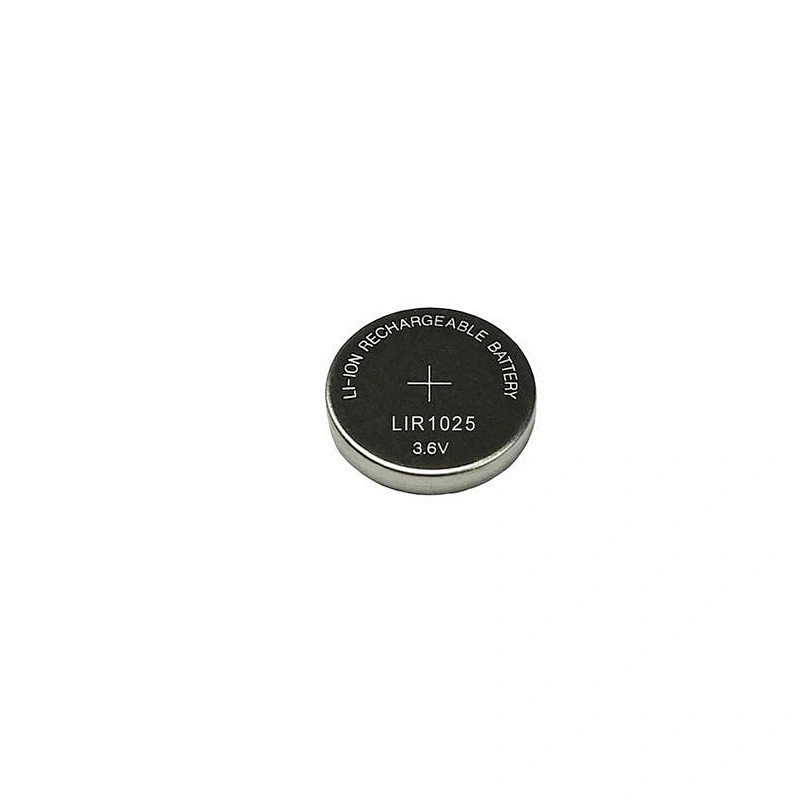 CR1025 rechargeable battery LIR1025 3.6v button cell batteries