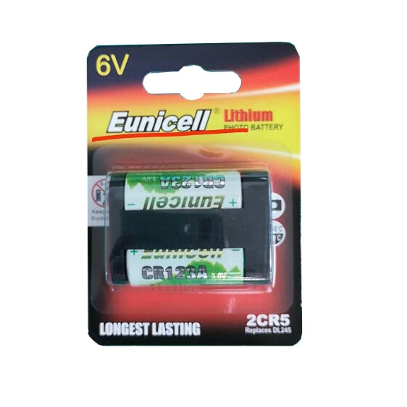 CR-P2 6V Lithium camera batteries cr123a cr2 2cr5 cr-p2 battery for Medical suppliers