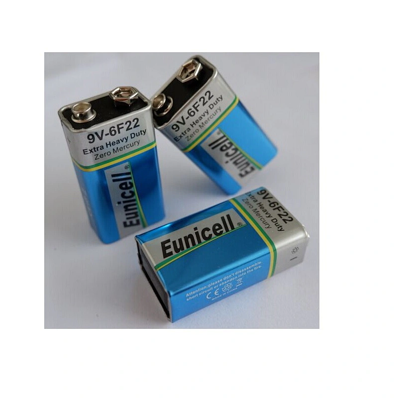 wholesale 6F22 9v battery heavy duty battery for smoke alarm