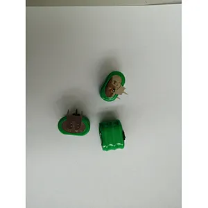 3.6v 160mah nimh rechargeable button cell battery with tabs