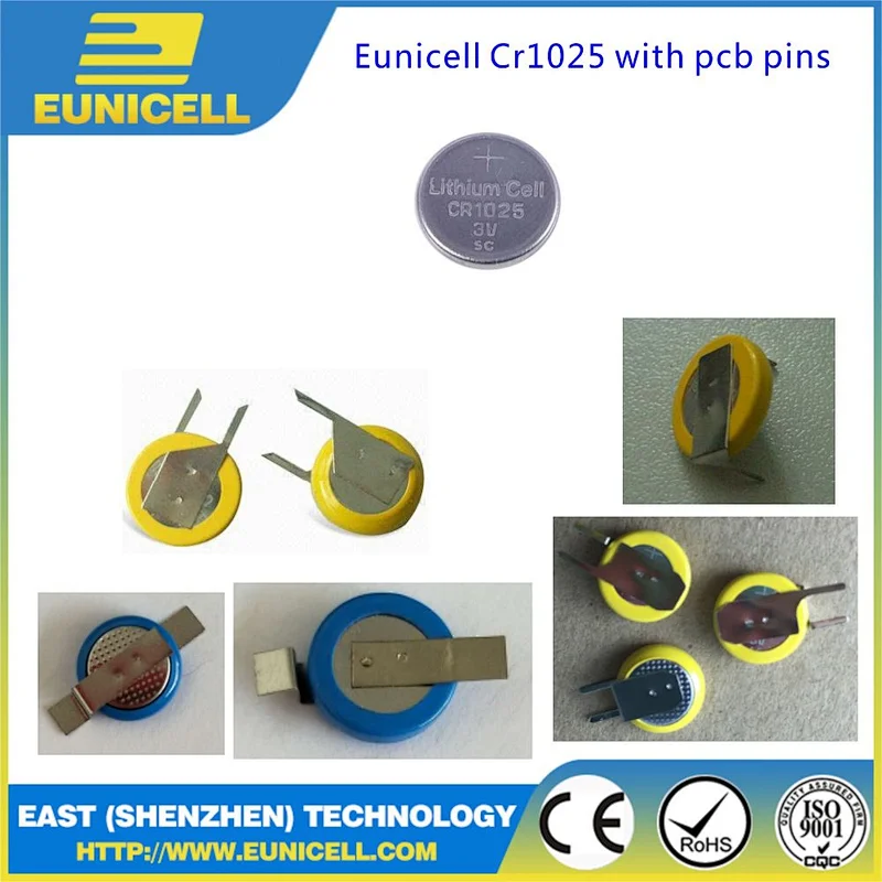 Wholesale CR1025 3V 30mAh Lithium Manganese Button Battery for Watch Car keys LED Remote