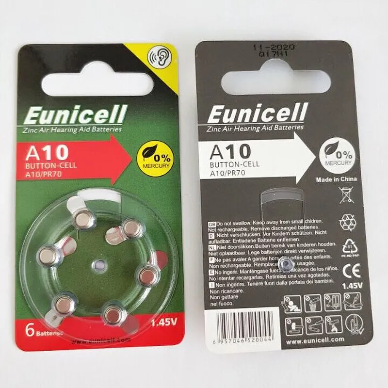High performance hearing aid battery a312 pr41