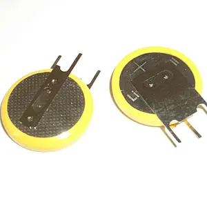 CR1225 3V Coin Lithium Battery for VX510 VX520 with Solder Tabs for POS machine