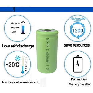 Hot products NI-MH  battery 1.2v D size rechargeable battery