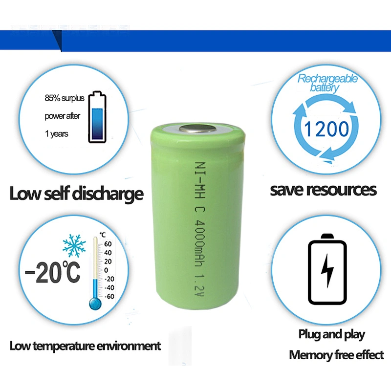 Hot products NI-MH  battery 1.2v D size rechargeable battery