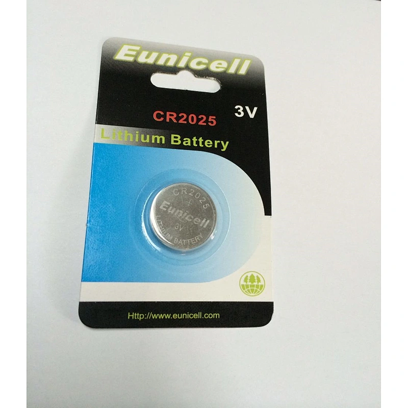 Eunicell 3v CR2025 battery lithium button coin cell for toys car keys remote control