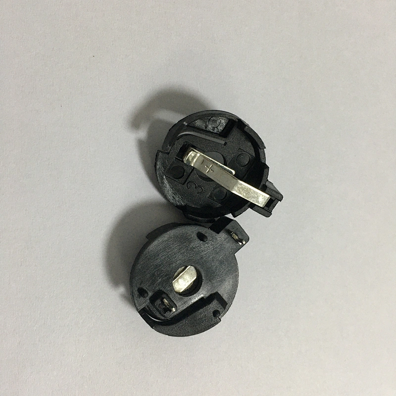DIP Type Nickel Plated Coin Cell Battery Holder CR2032