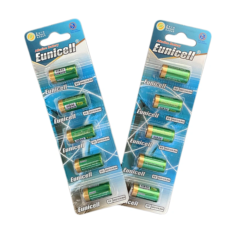 Eunicell 6v 170mah 4lr44 batteries pilhas 6v 4lr44 lowest price high quality