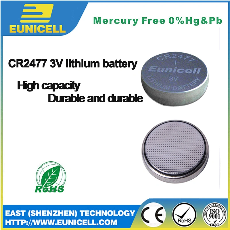 Eunicell CR2477 3V Lithium Manganese Dioxide Primary button battery