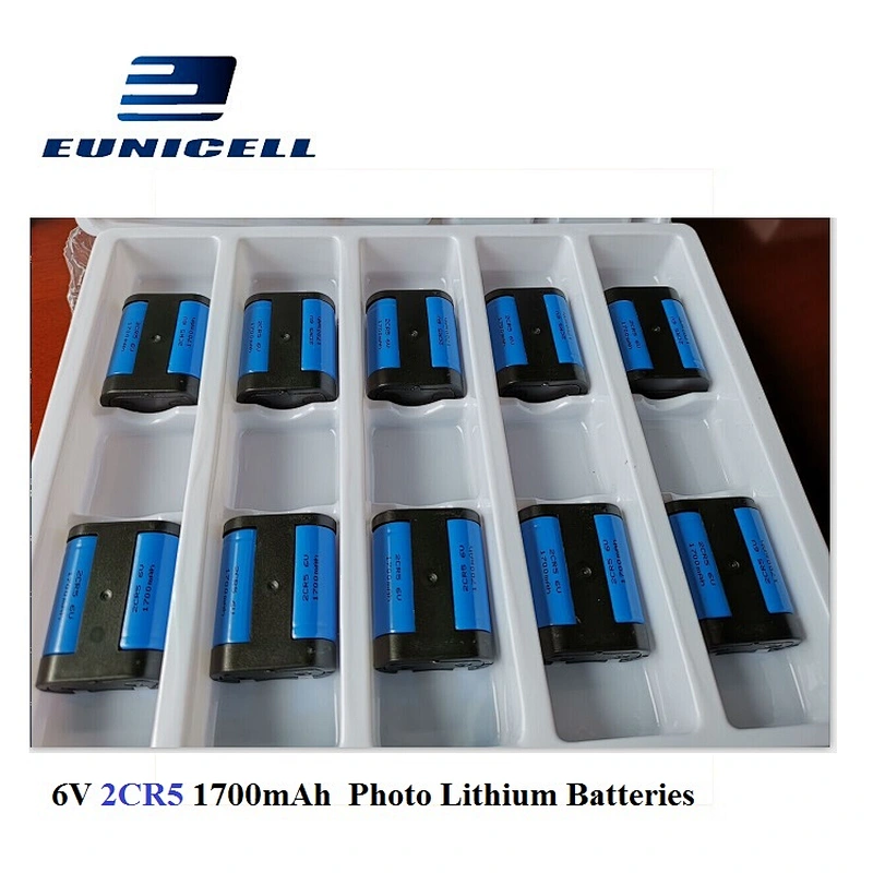 2CR5 CR-P2 2CR17335 2CR17345 6V 1700mAh Lithium battery for Photo Camera Glucose meter Smoke detector