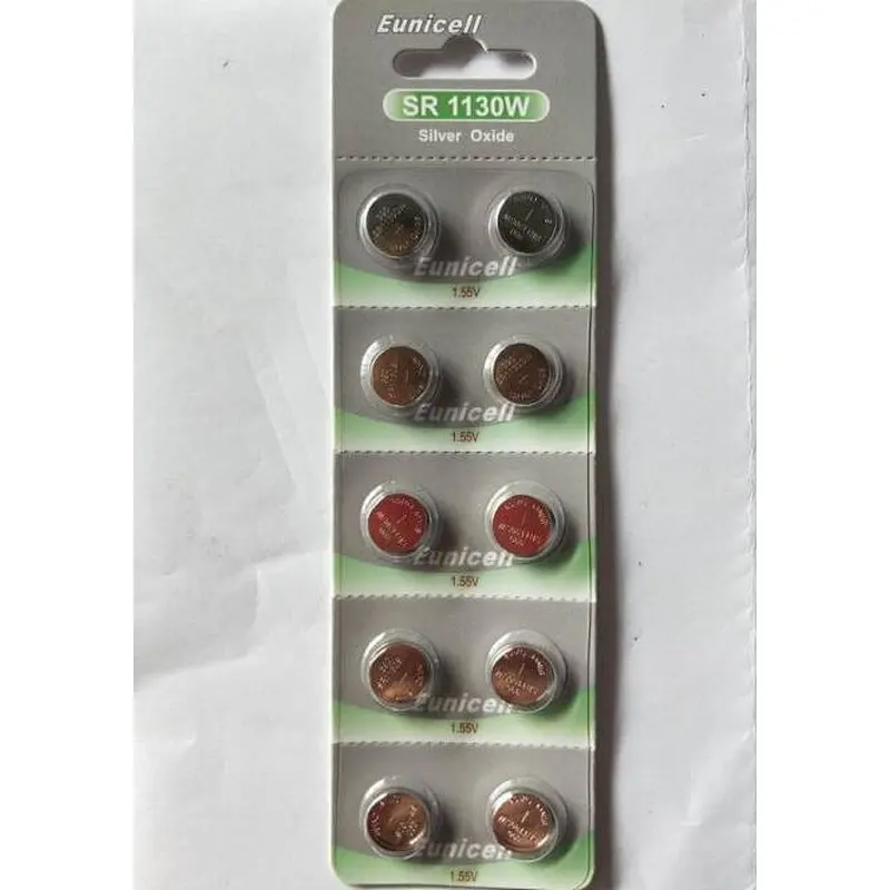 SR1130SW 389 AG10 1.55V 72mAh Silver Oxide Button Coin Cell battery