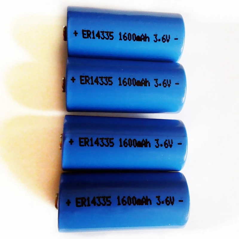 High Quality Li-SOCL2 3.6v ER14335 2/3AA Size lithium battery for water meter