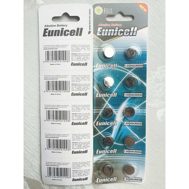 wholesale AG9 L936 LR45 1.5V Alkaline Button Cell Battery for industrial monitor coin battery