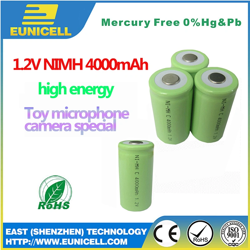 rechargeable ni-mh battery size C 1.2v C cell nimh batteries