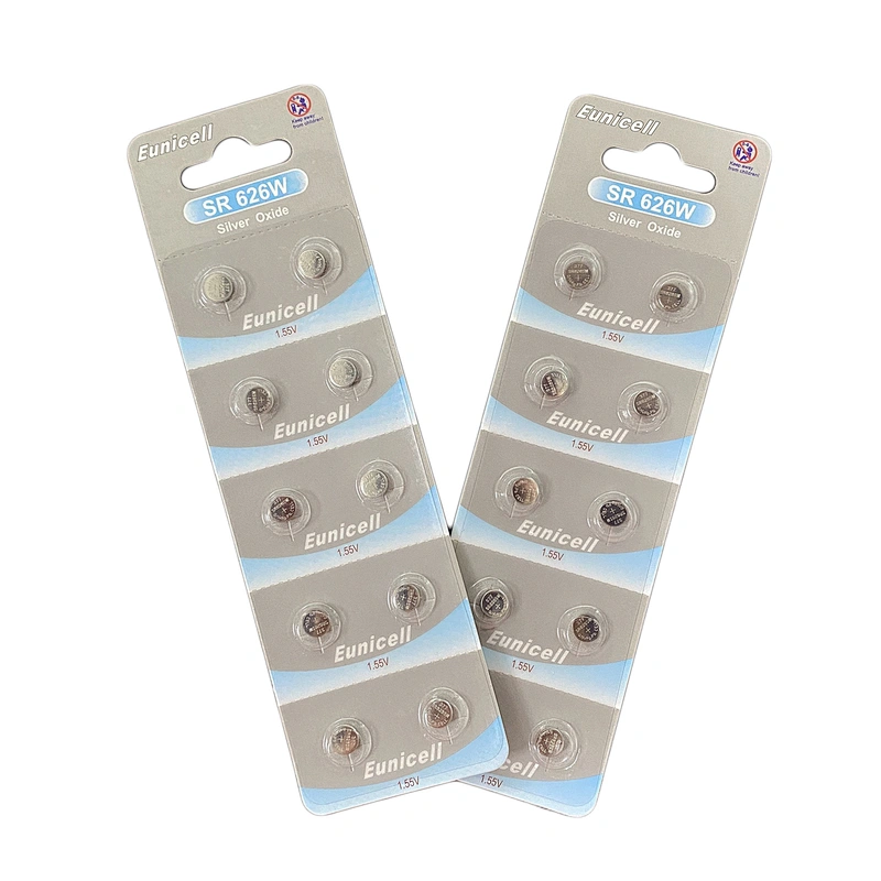 1.55V silver oxide batteries SR626SW SR626 SR626W watch battery