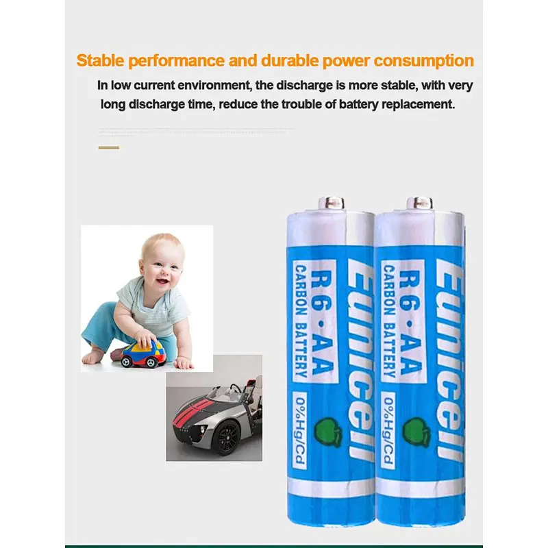 super zinc carbon battery r6 aa 1.5v battery