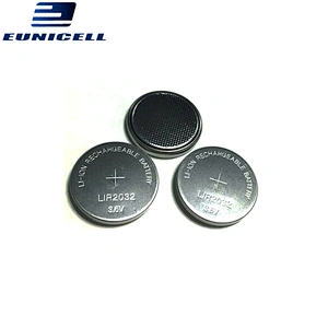 3.6V LiR2032 Rechargeable Cell Battery Coin Button Li-ion replace CR2032