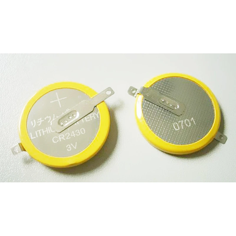 LIR2430 CP2430 3.6V 60mAh Lithium Ion Rechargeable coin cell Battery