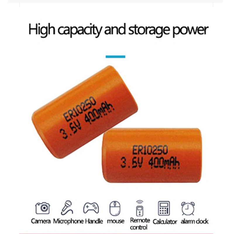 ER10450 3.6V 950mAh primary dry lithium battery with super capacity