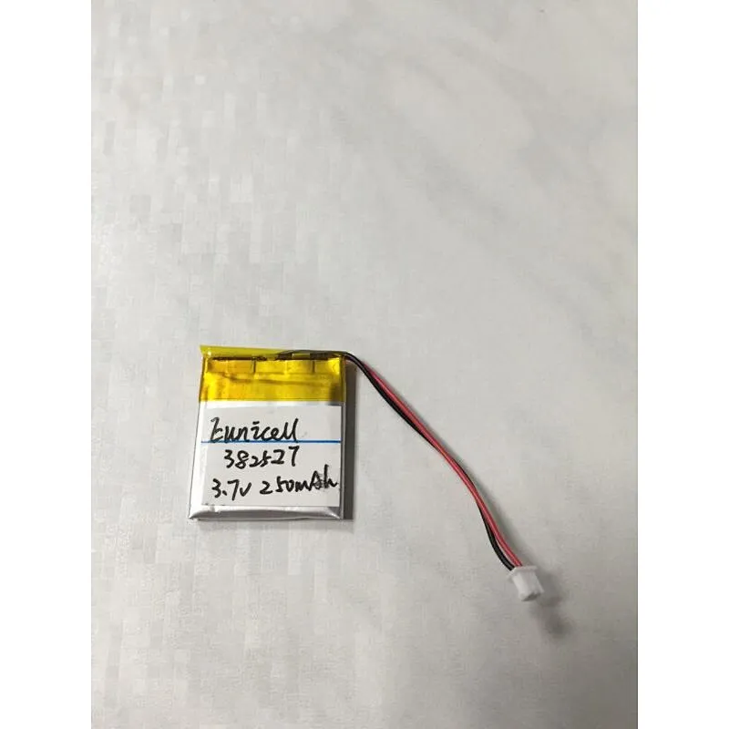 MP4 MP5 GPS battery 382527 3.7V 250mAh Lithium Ion Polymer Rechargeable