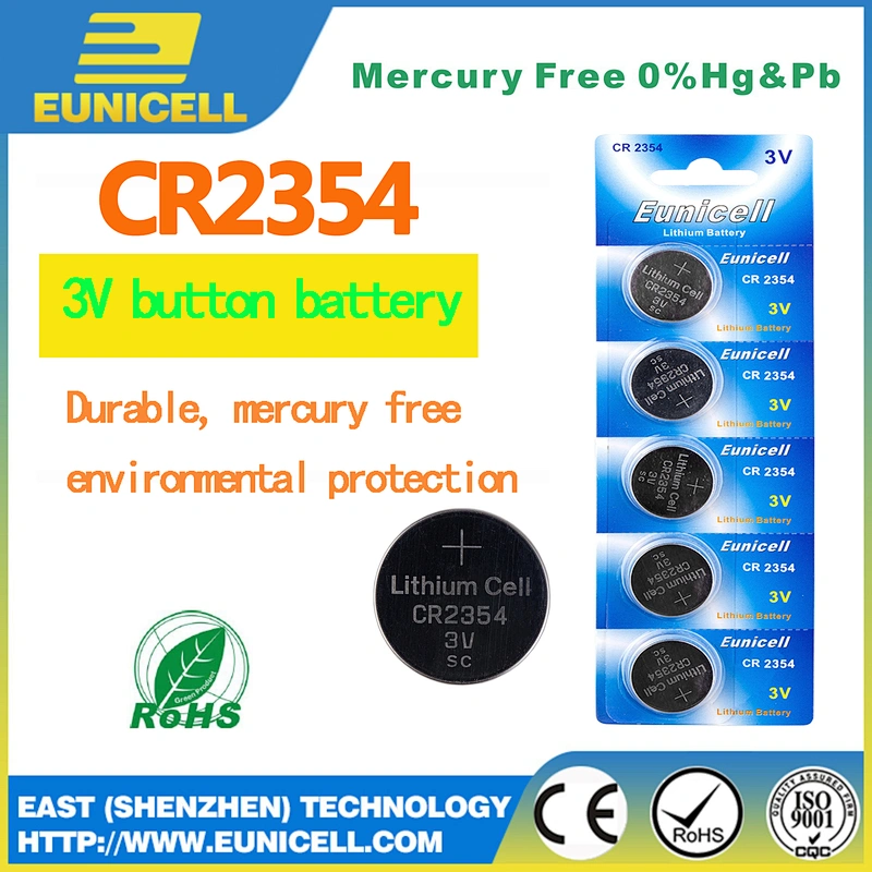 High quality cr2354 3v lithium button cell batteries